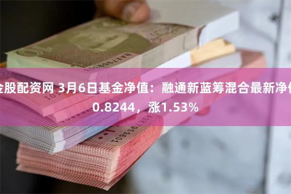 金股配资网 3月6日基金净值：融通新蓝筹混合最新净值0.8244，涨1.53%