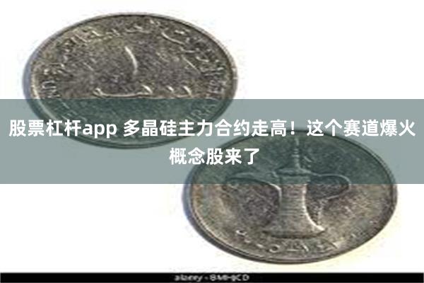股票杠杆app 多晶硅主力合约走高！这个赛道爆火 概念股来了